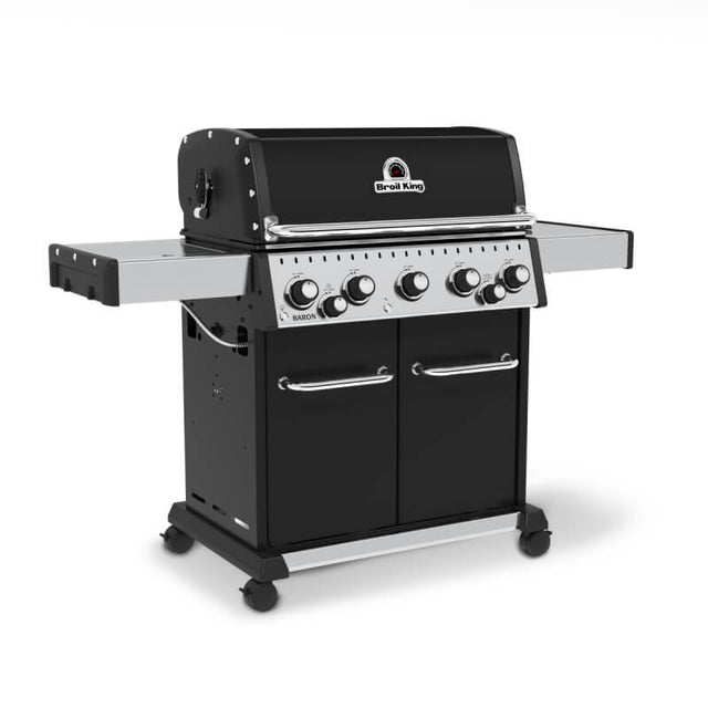 Broil King Baron 590 PRO 5-Burner Propane Gas Grill With Rotisserie & Side Burner