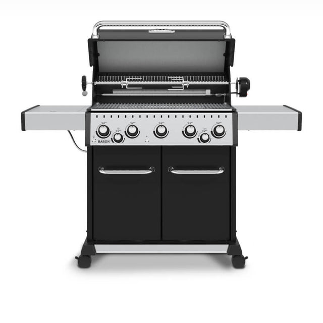 Broil King Baron 590 PRO 5-Burner Propane Gas Grill With Rotisserie & Side Burner