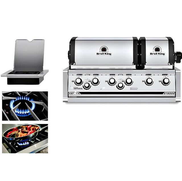 Broil King Imperial S 690i 6-Burner Natural Gas Grill Center