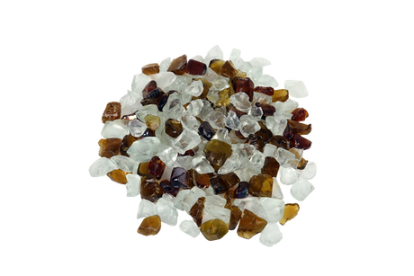 Amantii Canyon Brown Fire Glass Media 5 lb | AMSF-GLASS-15