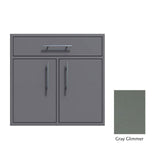 Challenger Designs Canyon Series Double Combo cabinet – Standard doors, Textured Grey Glimmer