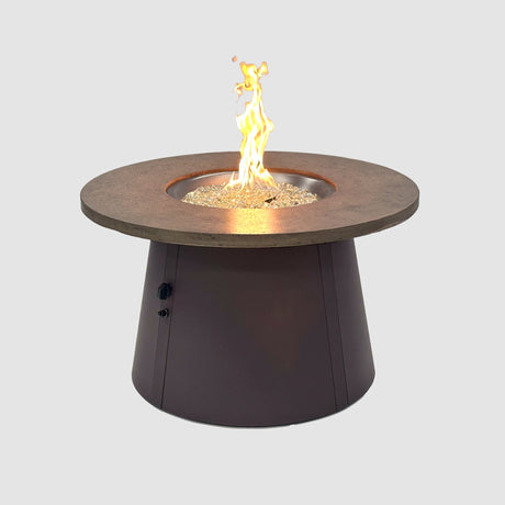 The Outdoor GreatRoom Cirvalo Round Gas Fire Pit Table