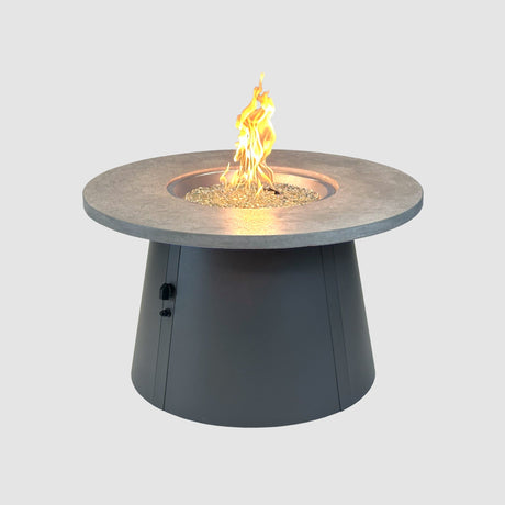 The Outdoor GreatRoom Cirvalo Round Gas Fire Pit Table