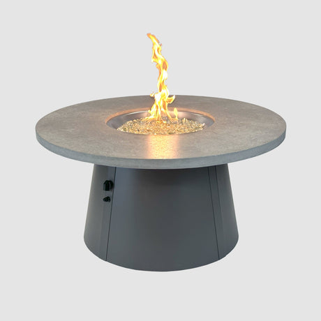 The Outdoor GreatRoom Cirvalo Round Gas Fire Pit Table