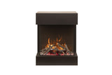 Amantii Cube Lumina with oak log media