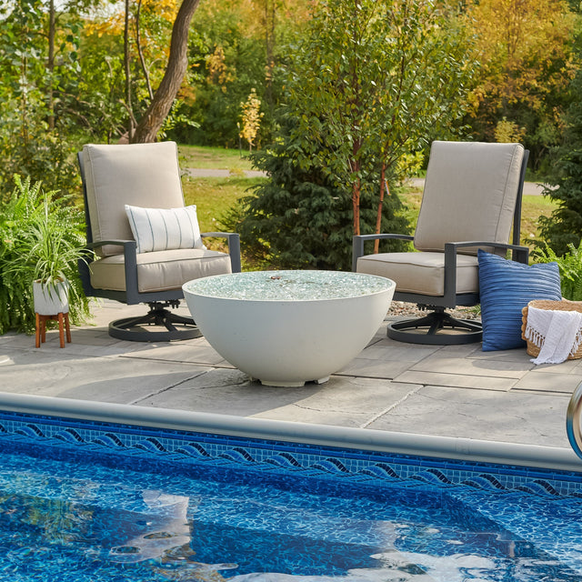 Cove Edge Round Gas Fire Pit Bowl 42"