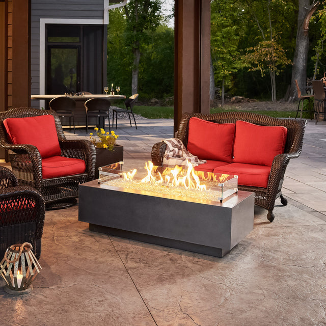 Cove Linear Gas Fire Pit Table 54"