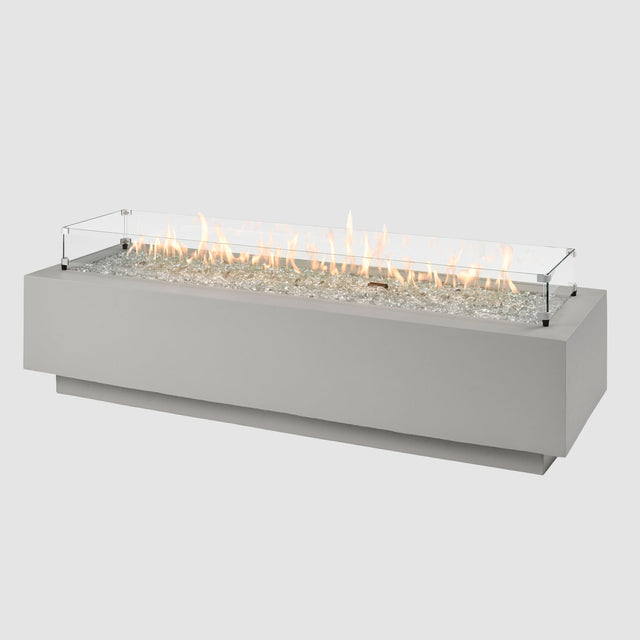 The Outdoor GreatRoom Cove Linear Gas Fire Pit Table 72"
