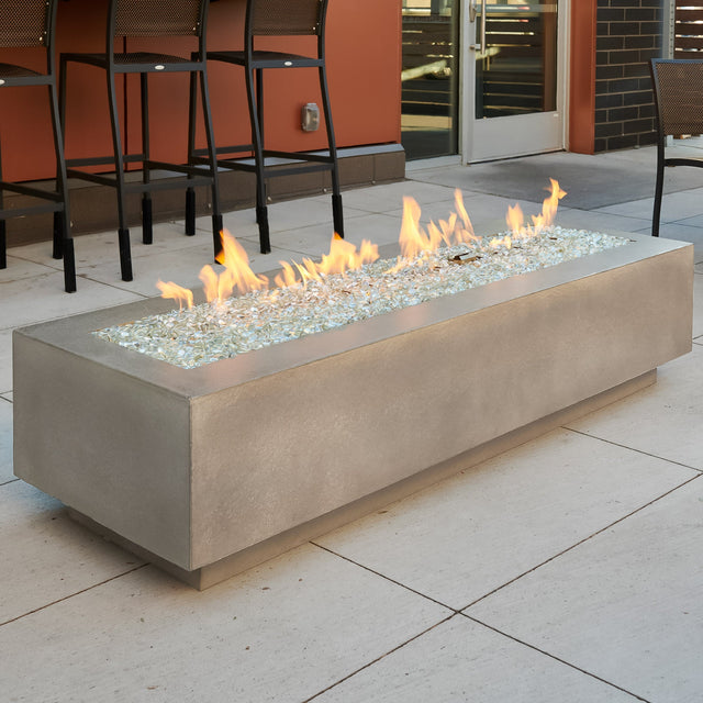 The Outdoor GreatRoom Cove Linear Gas Fire Pit Table 72"