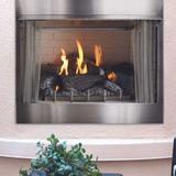 Carol Rose 42" Vent Free Premium Outdoor Stainless Steel Fireplace