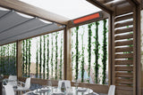 Bromic Cobalt Electric Heater in commercial patio setting