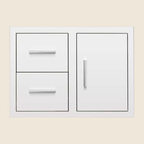 Summerset DC2-30 30-Inch 2-Drawer & Access Door Combo - straight view