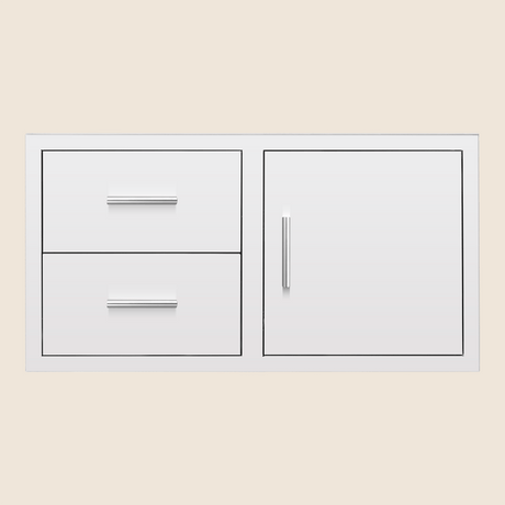 Summerset DC2-42 42-Inch 2-Drawer & Access Door Combo - straight view