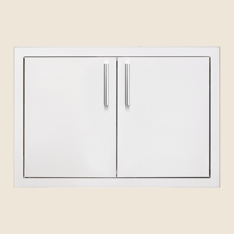 Summerset DD-26 26-Inch Stainless Steel Double Access Door - straight view