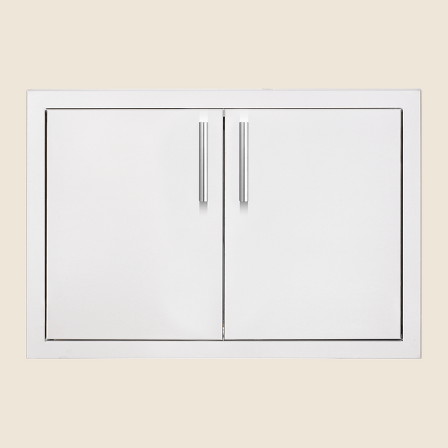 Summerset DD-26 26-Inch Stainless Steel Double Access Door - straight view