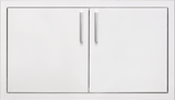 Summerset DD-30 30-Inch Stainless Steel Double Access Doors - straight view