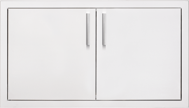 Summerset DD-30 30-Inch Stainless Steel Double Access Doors - straight view