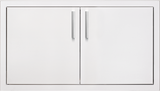 Summerset DD-33 33-Inch Stainless Steel Double Access Doors - straight view
