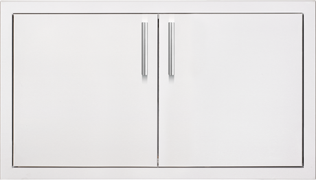 Summerset DD-33 33-Inch Stainless Steel Double Access Doors - straight view