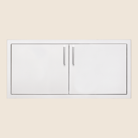 Summerset DD-36 36-Inch Stainless Steel Double Access Doors - straight view