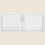 Summerset DD-39 39-Inch Stainless Steel Double Access Doors - straight view