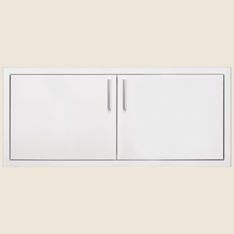 Summerset DD-39 39-Inch Stainless Steel Double Access Doors - straight view