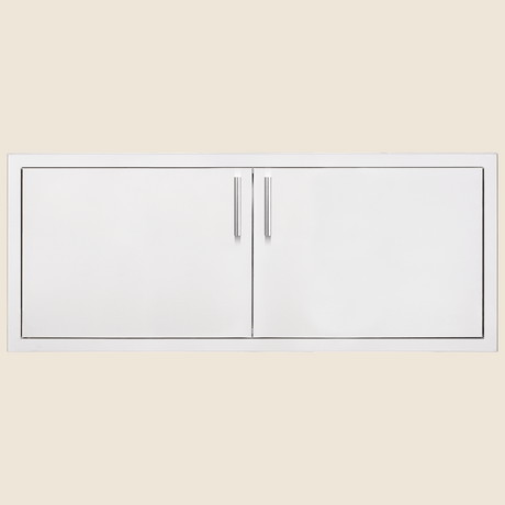 Summerset DD-42 42-Inch Stainless Steel Double Access Doors - straight view