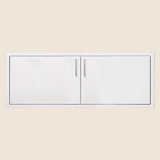 Summerset DD-45 45-Inch Stainless Steel Double Access Doors - straight view
