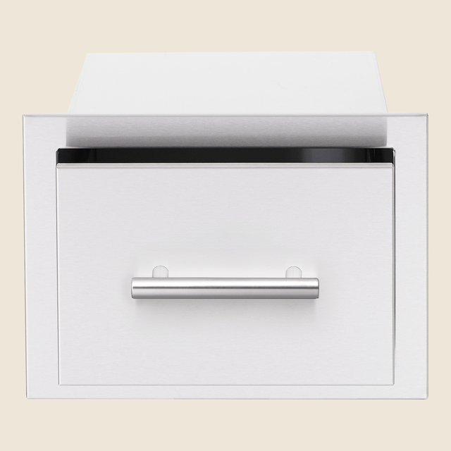 Summerset DR1-17 Single Drawer - open showing full extension slides
