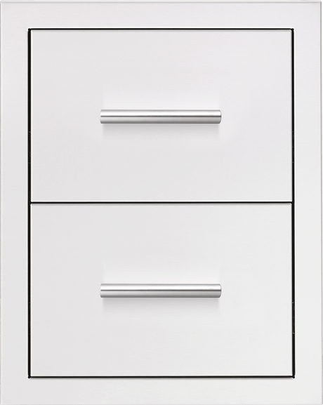 Summerset DR2-17M Masonry Double Drawer - handle detail