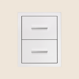 Summerset DR2-17M 17-Inch Masonry Double Drawer - straight view