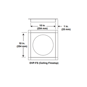 Majestic DVP-FS DVP ceiling firestop