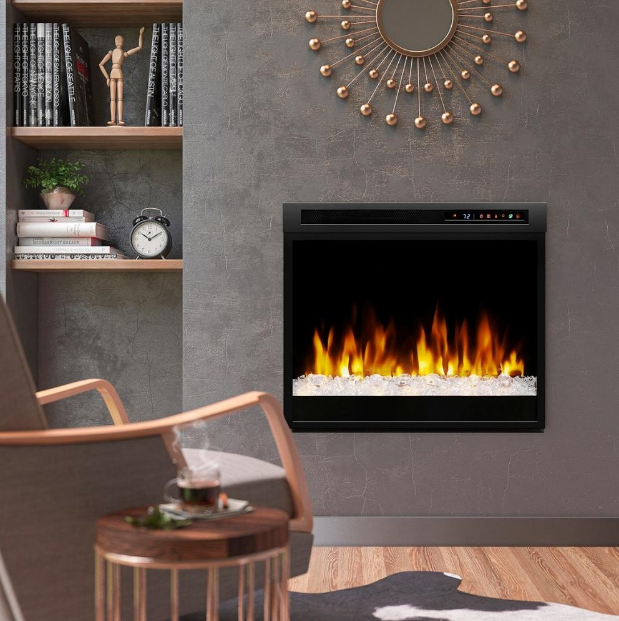 Dimplex Nova 28" Multi-Fire XHD Plug-in Electric Firebox - Acrylic Ember Media Bed, XHD28G