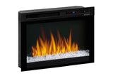 Dimplex XHD26G 26 in Multi-Fire XHD electric firebox, angled right view