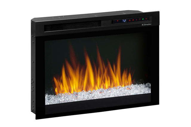 Dimplex XHD26G 26 in Multi-Fire XHD electric firebox, angled right view