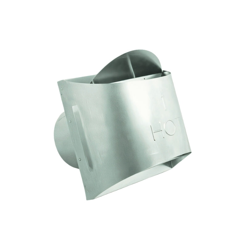 Duravent 5" x 8" DirectVent Pro High WInd Sconce Cap Stainless | 58DVA-HSCH-S