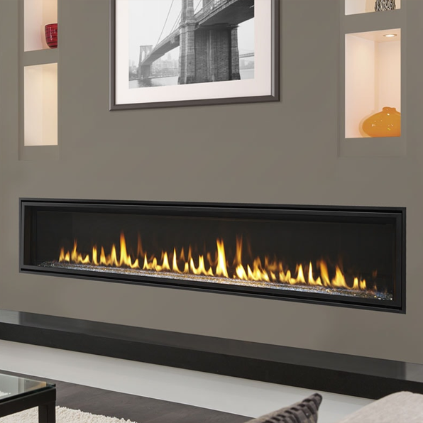 Majestic Echelon II 72 Inch Linear Direct Vent Gas Fireplace - ECHEL72IN-C