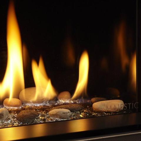 Majestic Echelon II 72 Inch Linear Direct Vent Gas Fireplace - ECHEL72IN-C