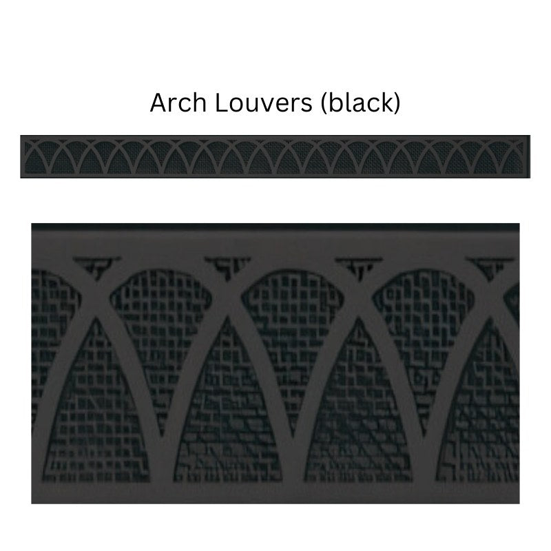 Louver Options for Tahoe Luxury Direct Vent Gas Fireplaces