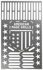 American Made Grills Patriot decorative grill grate for Estate Series grills