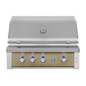 American Made Grills Liberty Gold replaceable faceplate for Estate and Estate Freedom grills