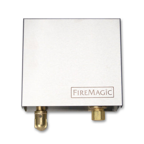 Fire Magic 5521-01T Gas Connection Box - faceplate view