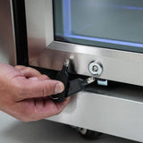 Mont Alpi MAi400-D90KEGFC Propane 4-Burner Deluxe Island with 90-Degree Corner, Kegerator & Fridge Cabinet