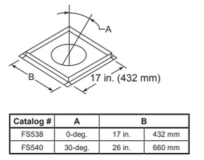 Majestic FS538 SL1100 ceiling firestop