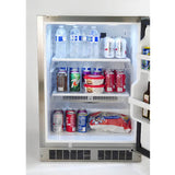 Fire Magic 24-Inch 5.1 Cu. Ft. Outdoor Rated Compact Refrigerator - 3589