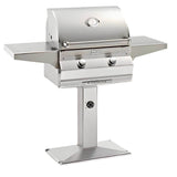 Fire Magic Choice C430S 24-Inch Gas Grill On Patio Post