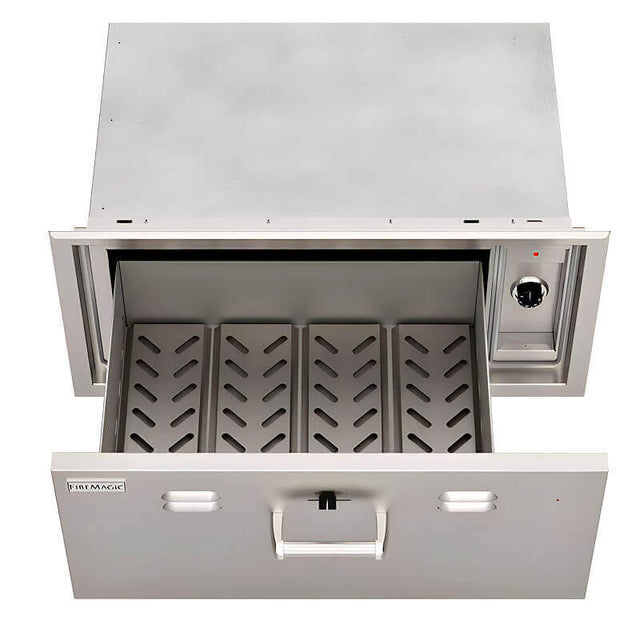 Fire Magic Select 30 Inch Built-In 120V Electric Warming Drawer - 33830-SW