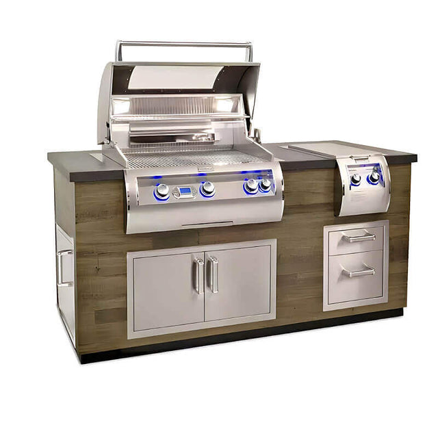 Fire Magic 660 Reclaimed Wood Style Grill Island - ID660-SPD