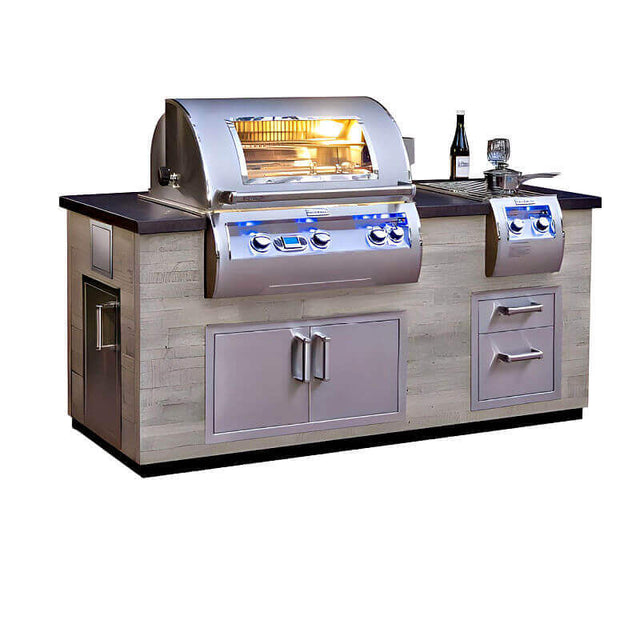 Fire Magic 660 Reclaimed Wood Style Grill Island - ID660-SPD