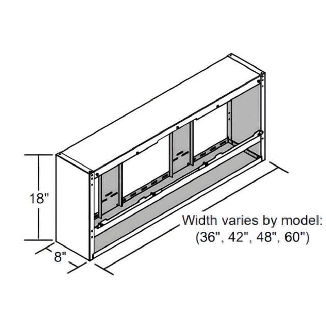 Fire Magic 8-Inch Spacer For 48-Inch Vent Hood
